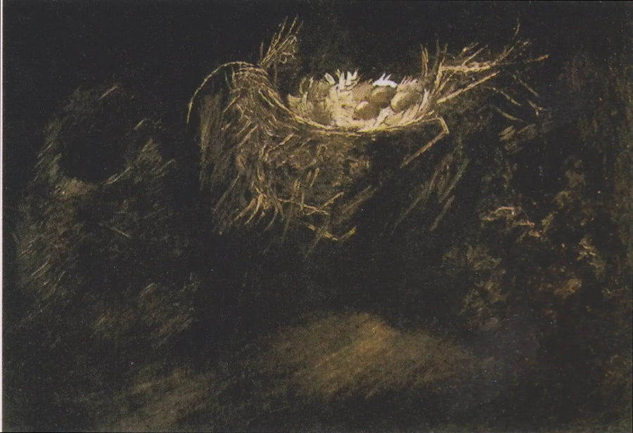 Natura morta con tre nidi d'uccelli - Vincent van Gogh