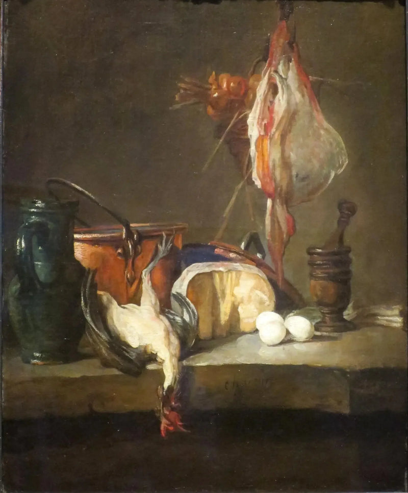 Natura morta con pollame - Jean Simeón Chardin