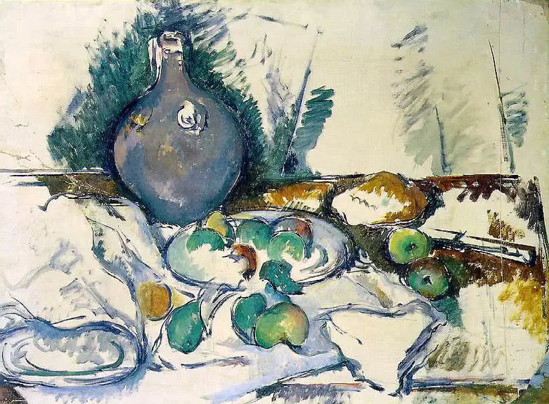 Natura morta con brocca d'acqua - Paul Cézanne