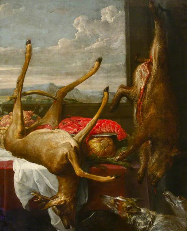 Nature morte avec gibier - Frans Snyders image 1 reproduction d’œuvre d’art à l’huile