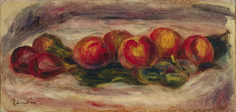 Natura morta con mele e fichi - Pierre-Auguste Renoir