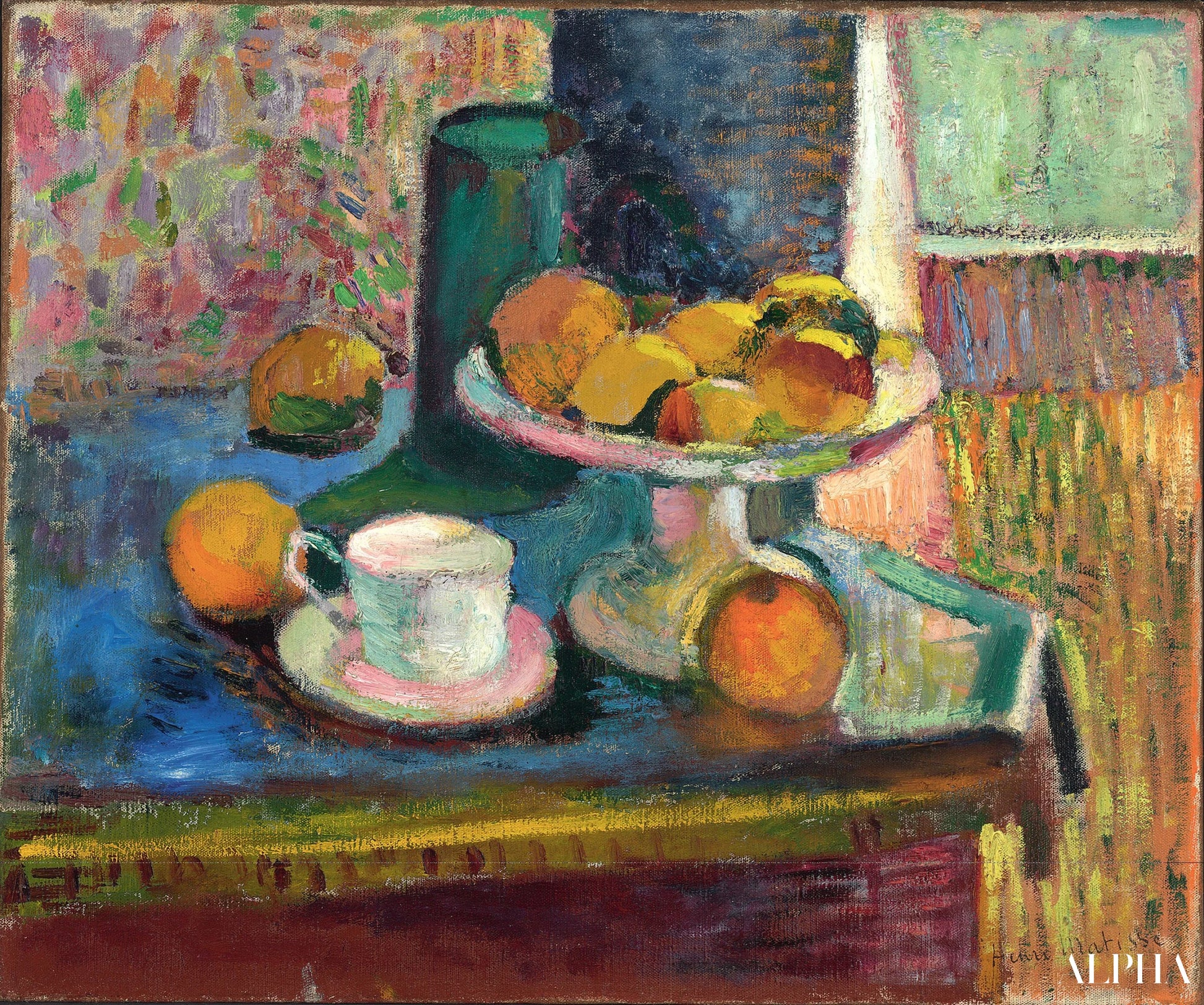 Natura morta con mele e arance in composta - Matisse - Riproduzioni di quadri e dipinti di alta gamma