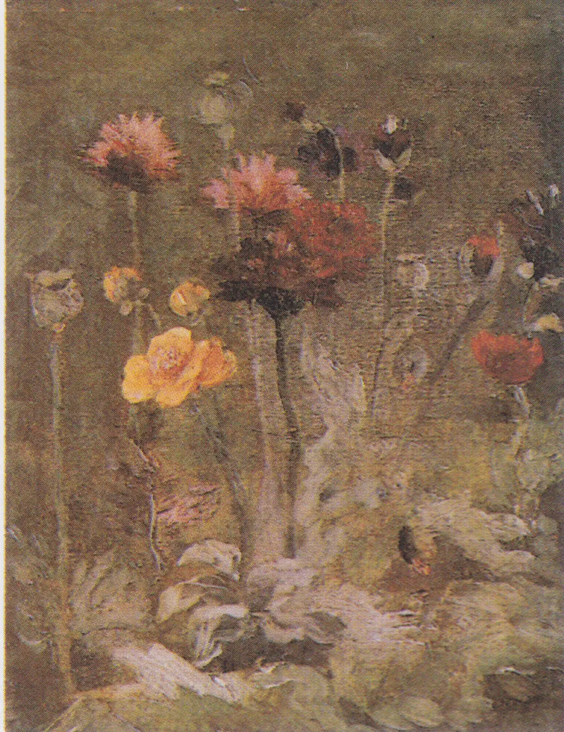 Natura morta con scabiosa e ranuncolo - Vincent van Gogh