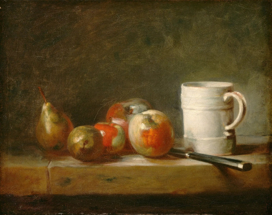 Natura morta con una tazza bianca - Jean Simeón Chardin