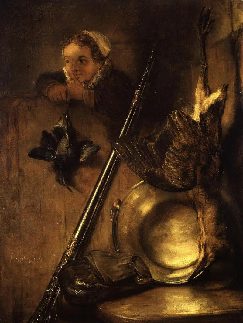 Natura morta di caccia al butor - Rembrandt