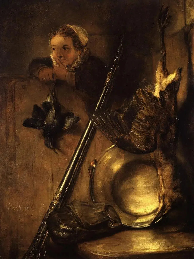 Natura morta di caccia al butor - Rembrandt