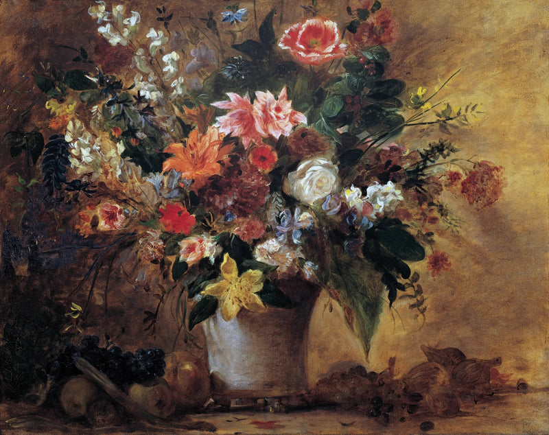 Natura morta di fiori - Eugène Delacroix