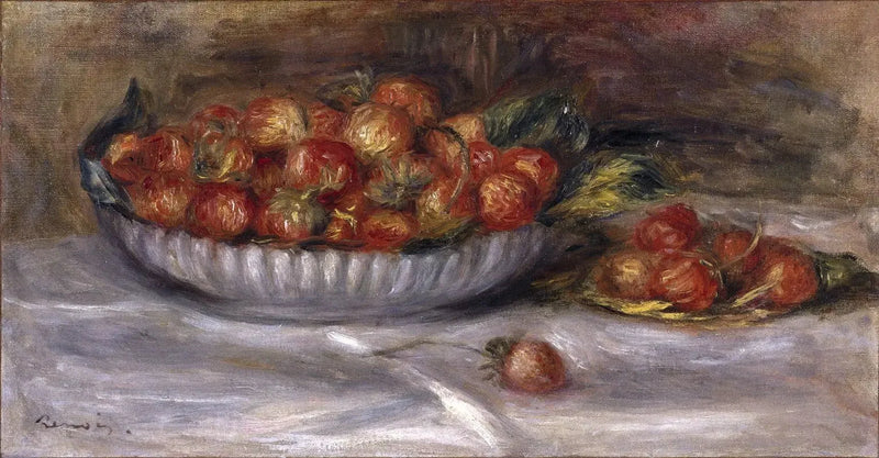 Natura morta di fragole - Pierre-Auguste Renoir