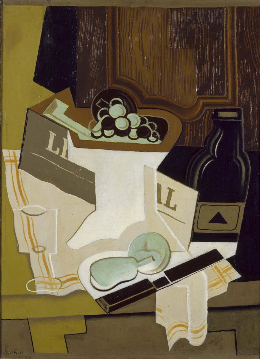 Natura morta davanti all'armadio - Juan Gris