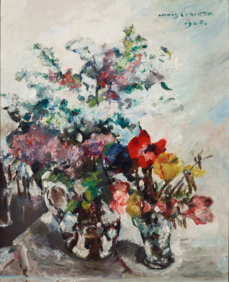 Natura morta floreale con lillà e anemoni - Lovis Corinth