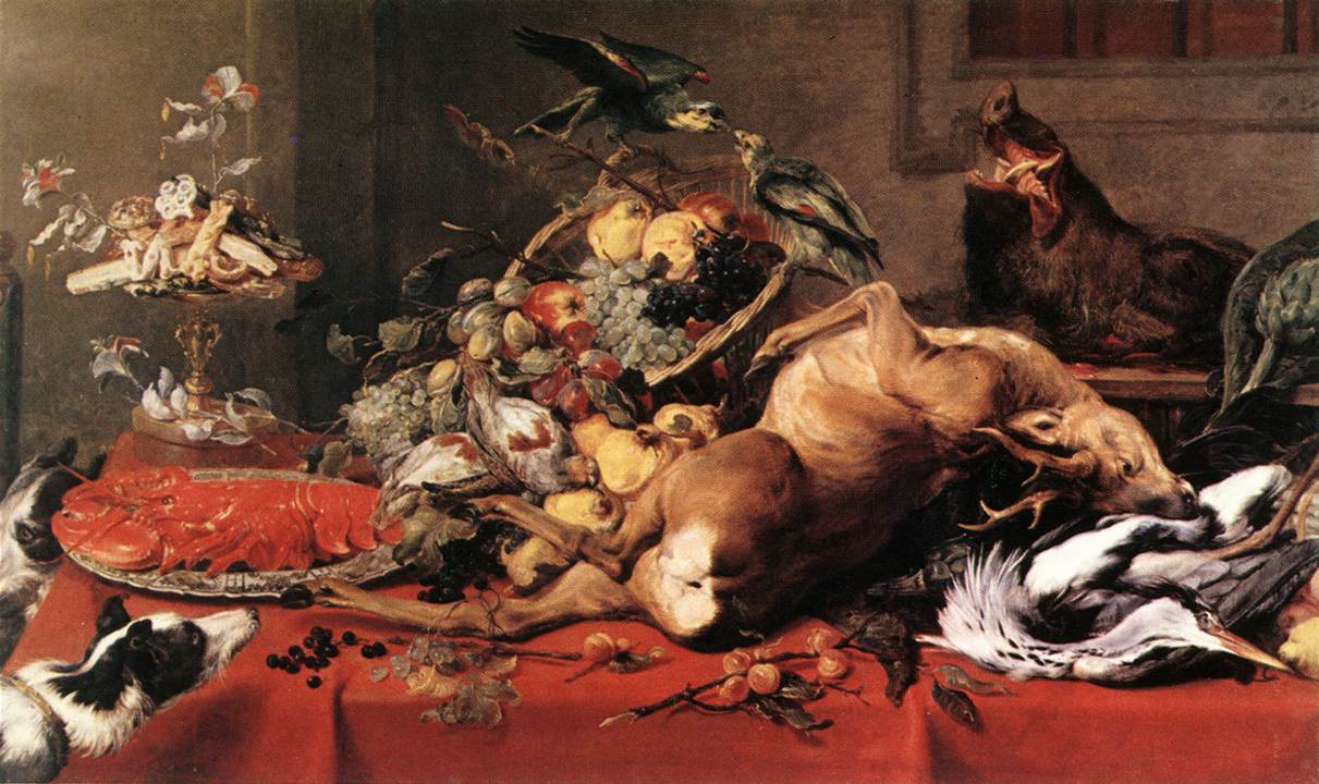 Nature morte. - Frans Snyders image 1 tableau peint à l’huile sur toile
