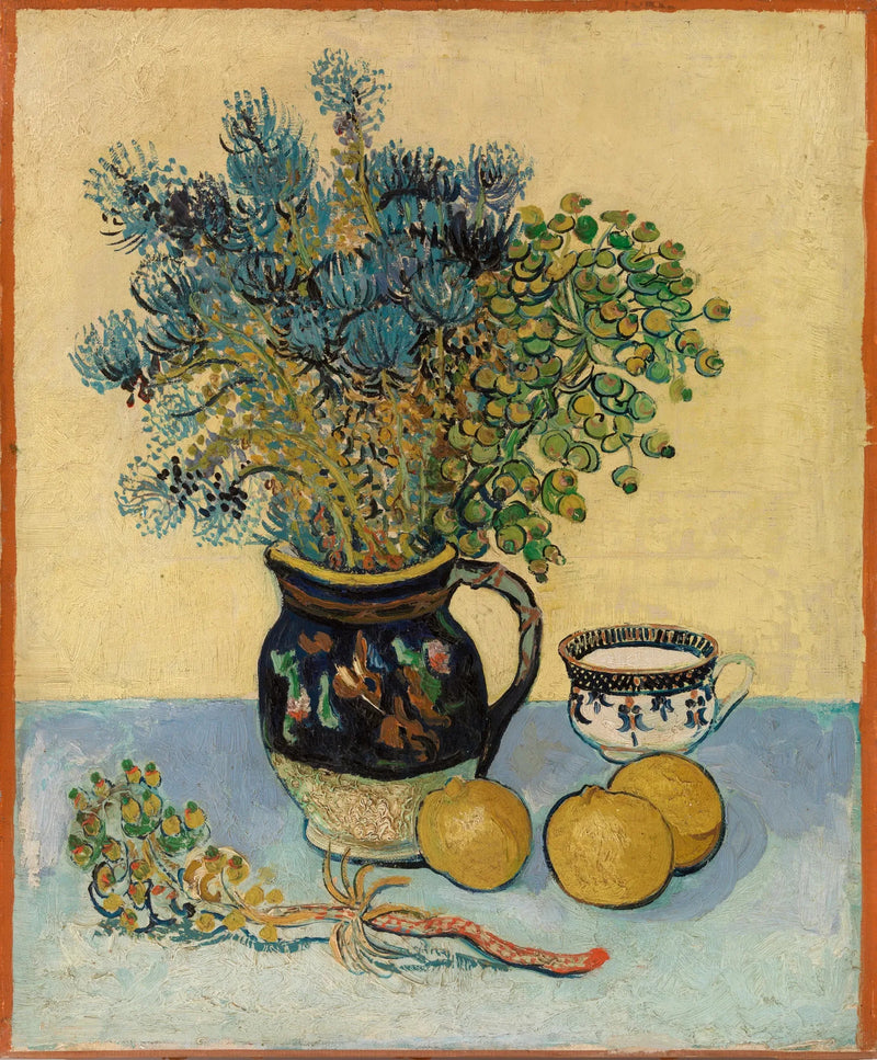 Natura morta: maiolica con fiori selvatici - Vincent van Gogh