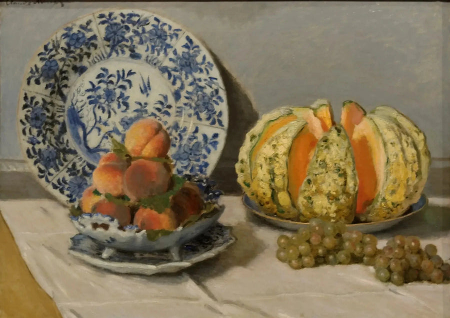 Natura morta con melone W245 - Claude Monet