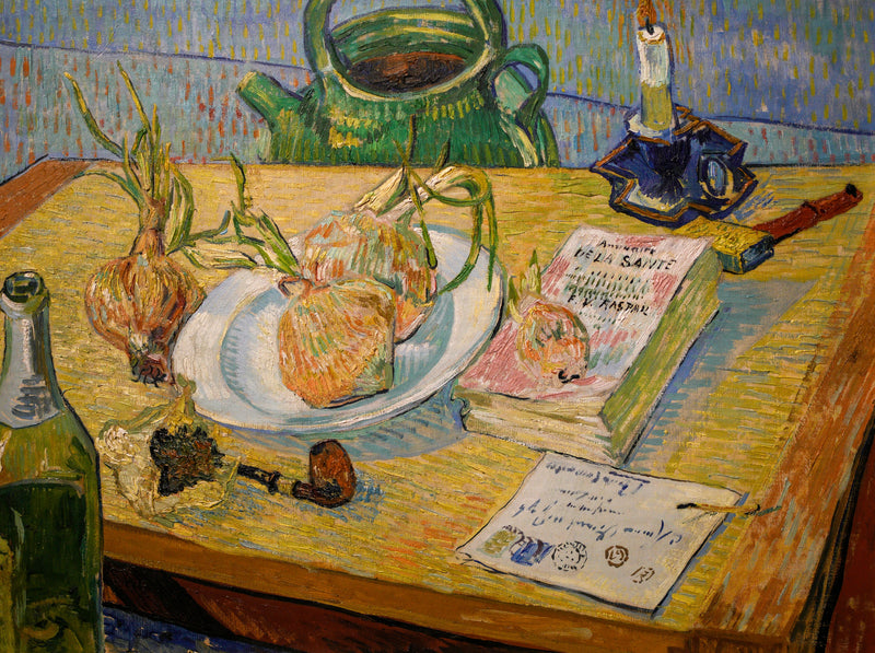 Natura morta con tavola da disegno e cipolle - Vincent van Gogh
