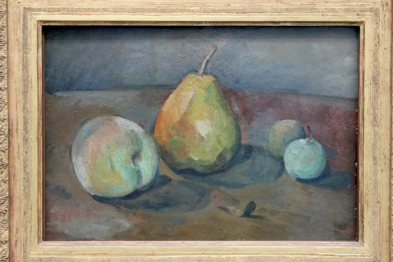 Natura morta, pere e mele verdi - Paul Cézanne
