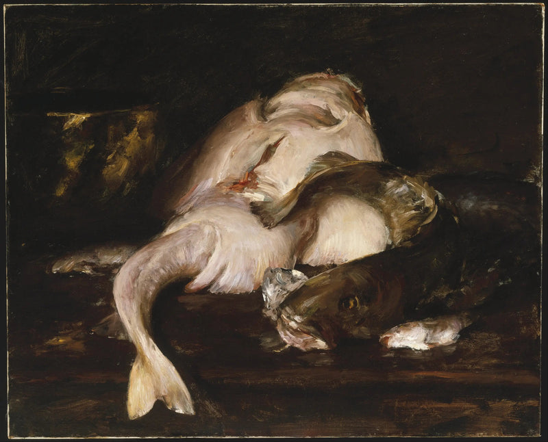 Natura morta, pesce - William Merritt Chase