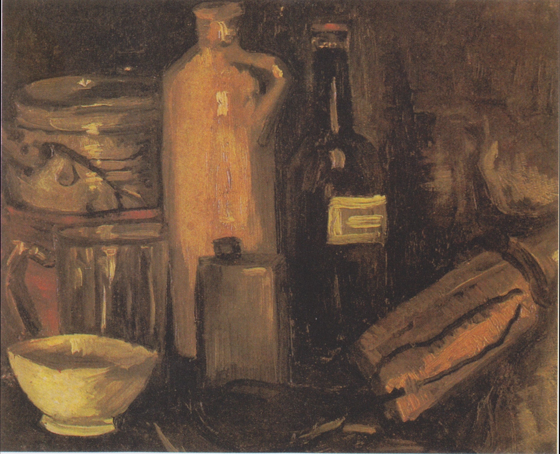 Nature morte avec pots, bocal et bouteilles F178r — Vincent van Gogh