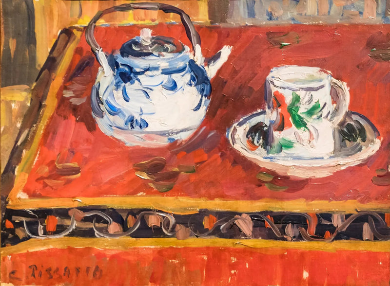 Natura morta, tazza e teiera - Camille Pissarro