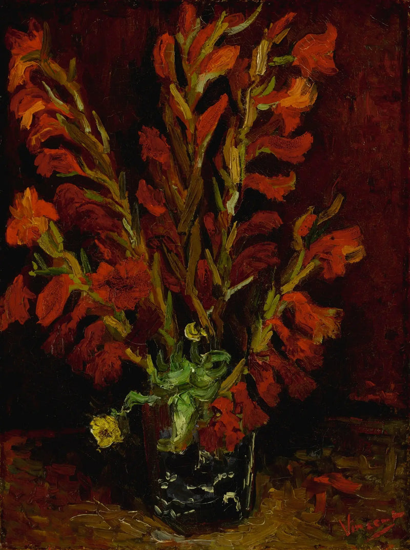 Natura Morta: Vaso con Gladioli - Vincent van Gogh