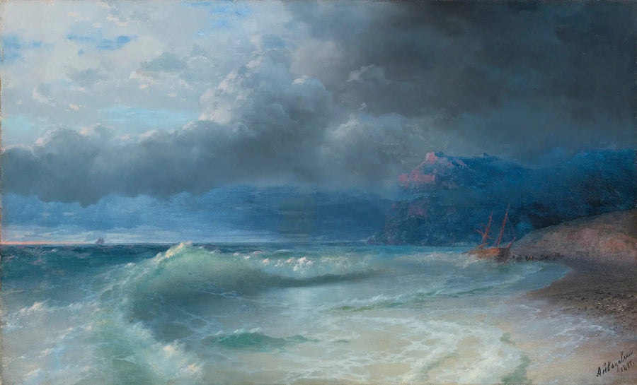 Naufragio di una mattina tempestosa - Ivan Aïvazovski