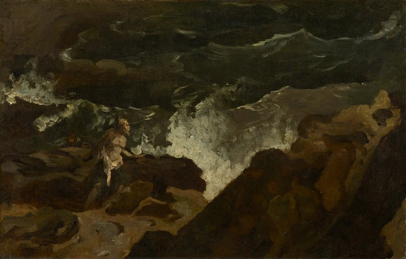 Naufragato su una spiaggia (La Tempesta) - Théodore Géricault