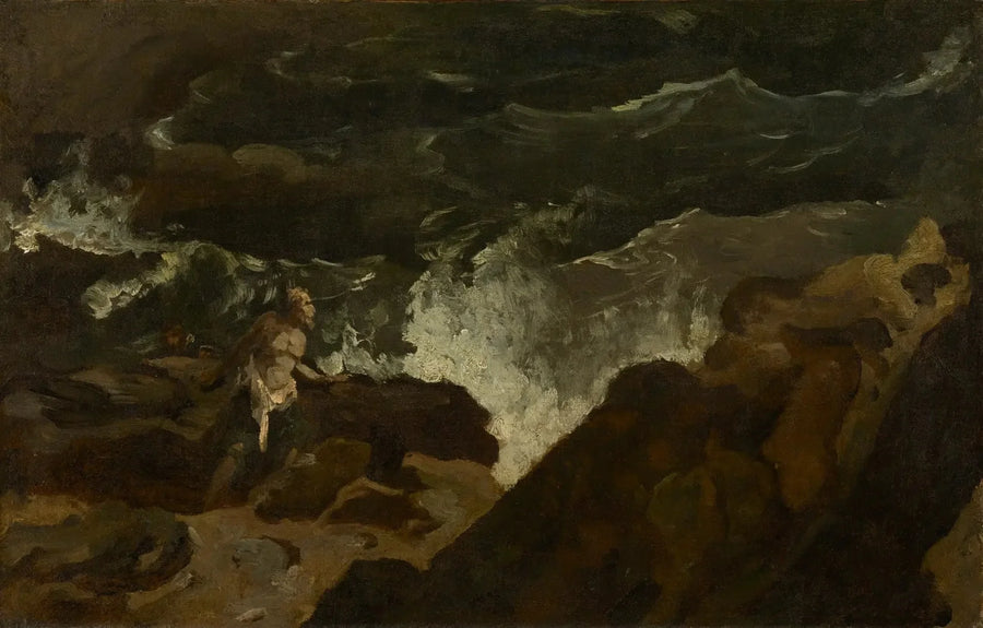 Naufragato su una spiaggia (La Tempesta) - Théodore Géricault