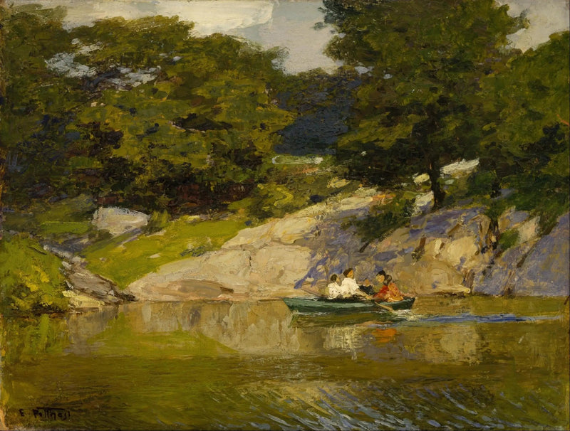Navigazione da diporto a Central Park - Edward Henry Potthast