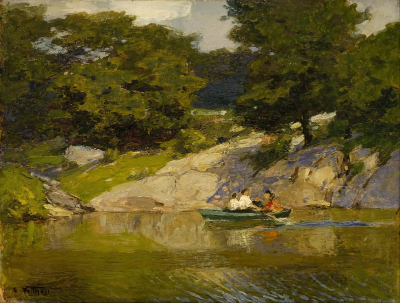 Navigazione da diporto a Central Park - Edward Henry Potthast
