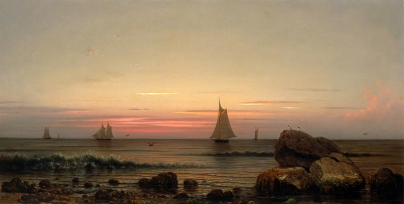 Navigare al largo delle coste - Martin Johnson Heade