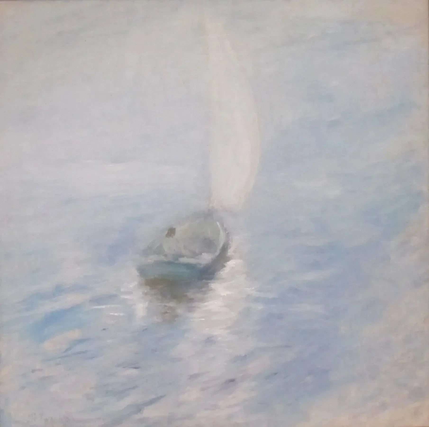 Naviguer dans la brume - John Henry Twachtman image 1 reproduction artisanale de tableau