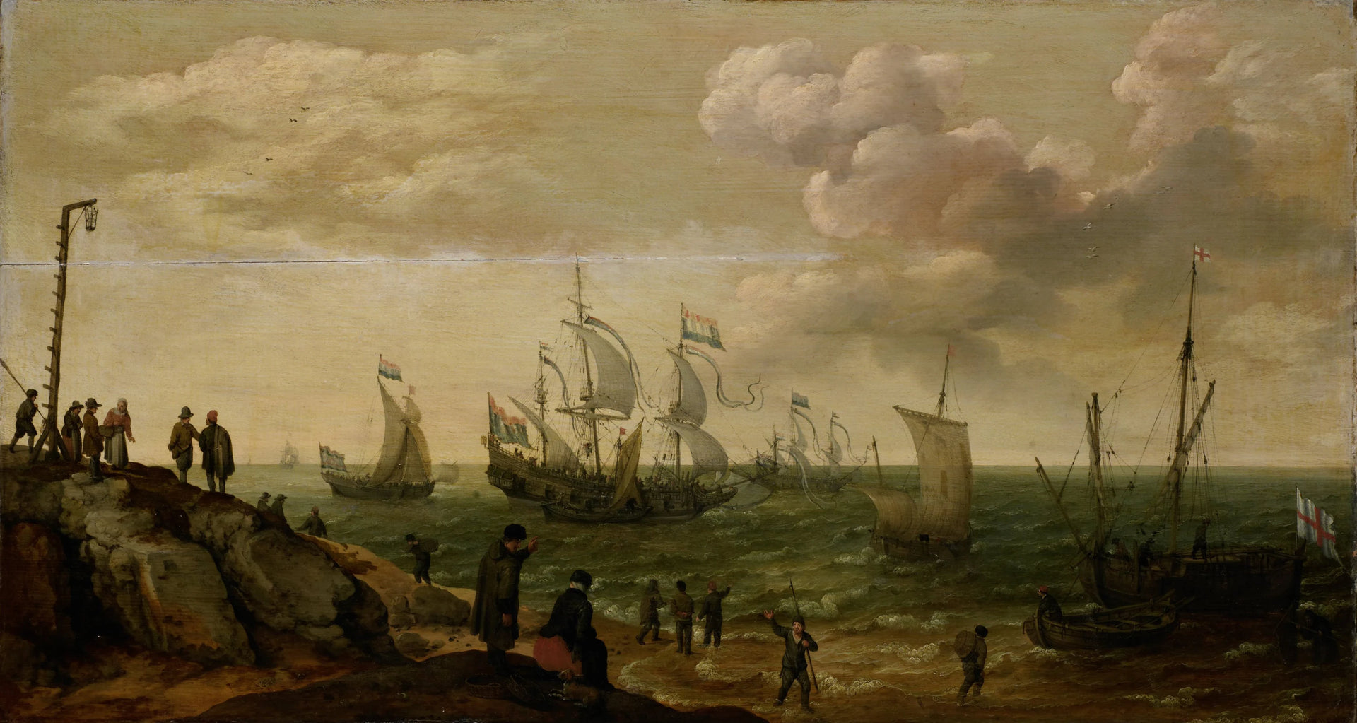Navires au large des côtes - Adam Willaerts