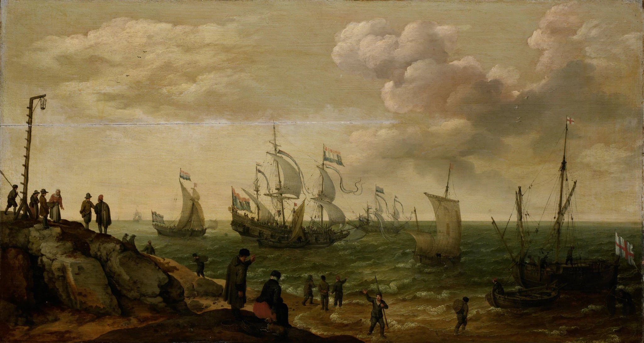 Navires au large des côtes - Adam Willaerts