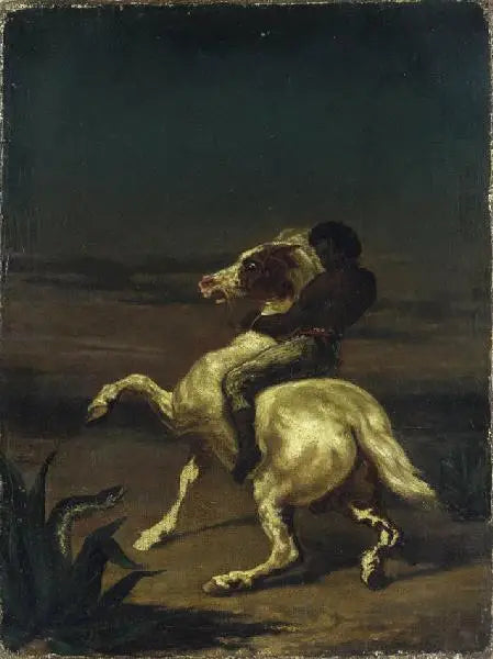 Cavallo nero - Théodore Géricault