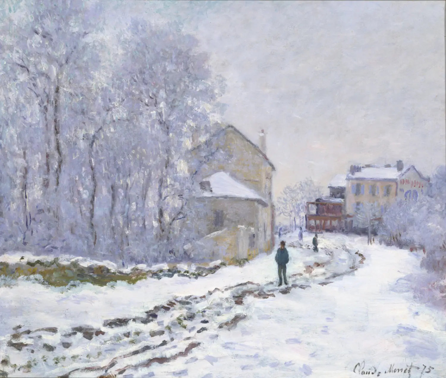 Neige à Argenteuil - Claude Monet - Alpha Reproduction