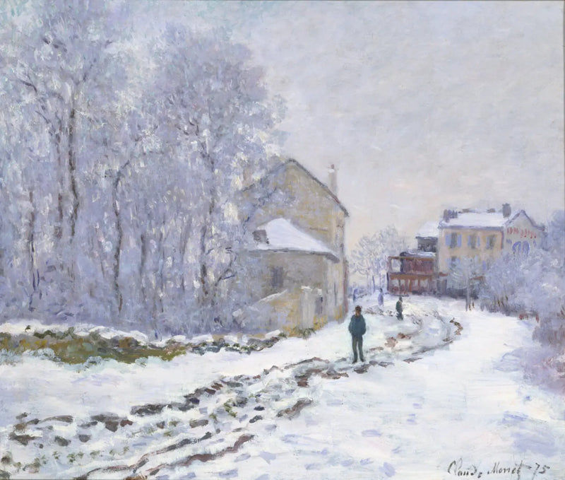 Neve a Argenteuil - Claude Monet