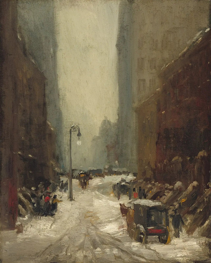 Neve a New York - Robert Henri