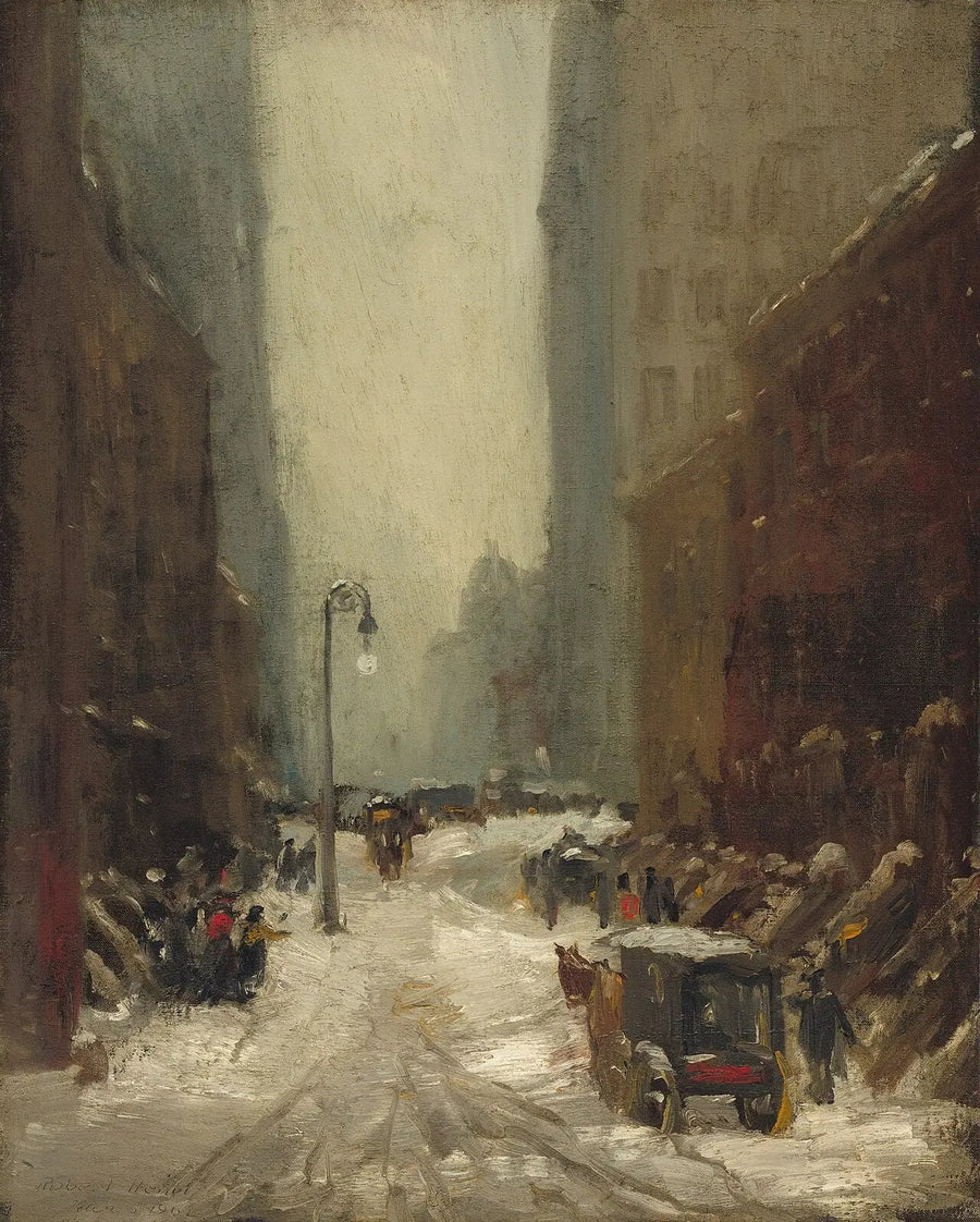 Neve a New York - Robert Henri
