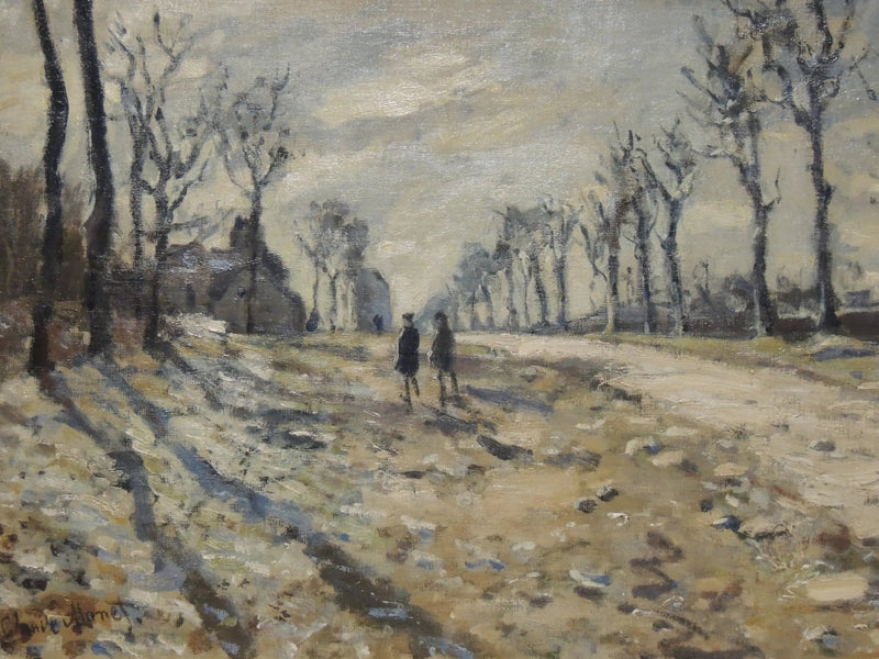 Neve al tramonto - Claude Monet