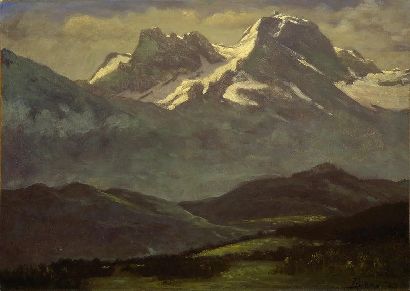 Neve d'estate sui picchi - Albert Bierstadt