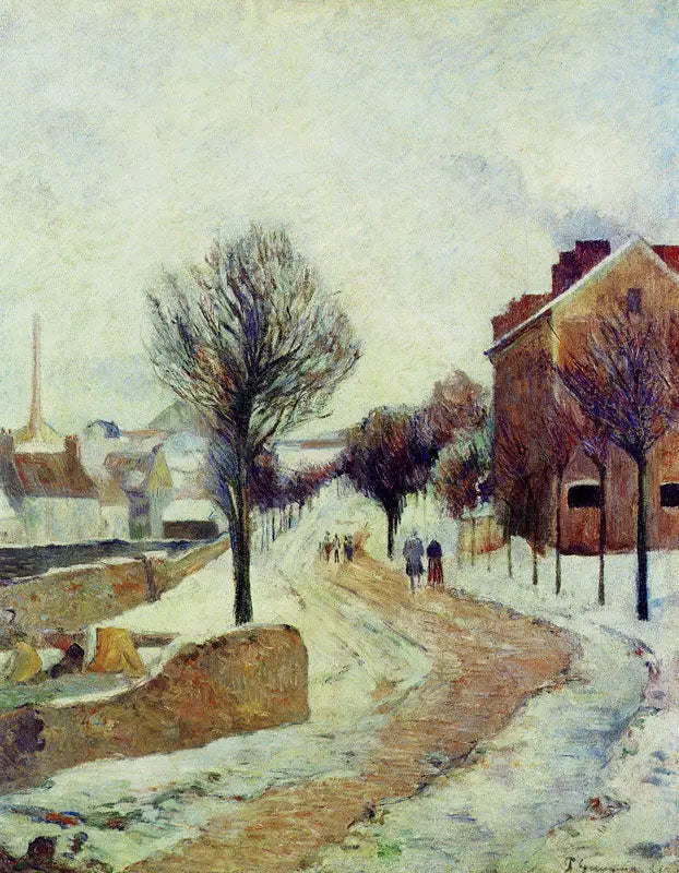 Neve in periferia - Paul Gauguin