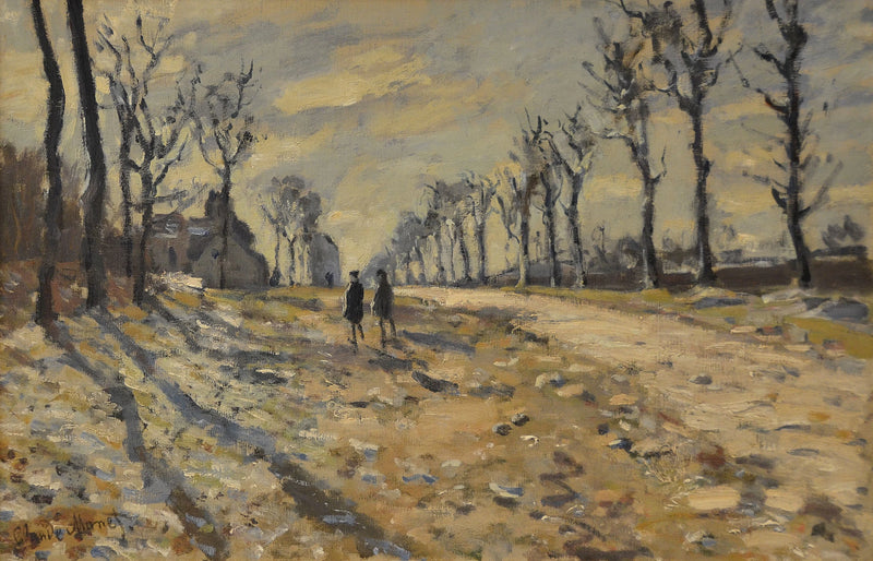 Neve al tramonto W145 - Claude Monet