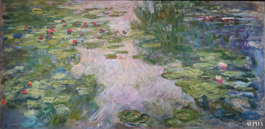 Nénuphars,1917 - Claude Monet - Reproductions de tableaux et peintures haut de gamme