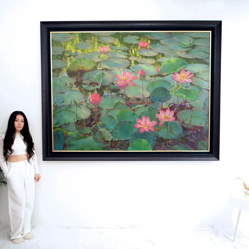 Ninfee | Dimensioni: 200x150 cm
