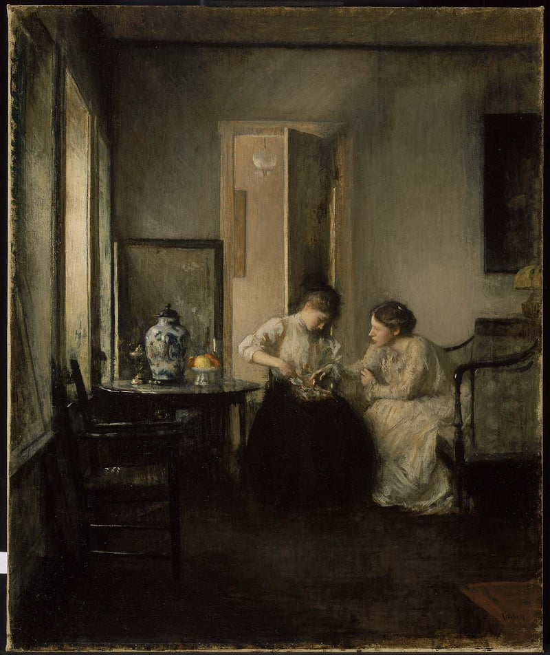 Interno del New England - Edmund Charles Tarbell