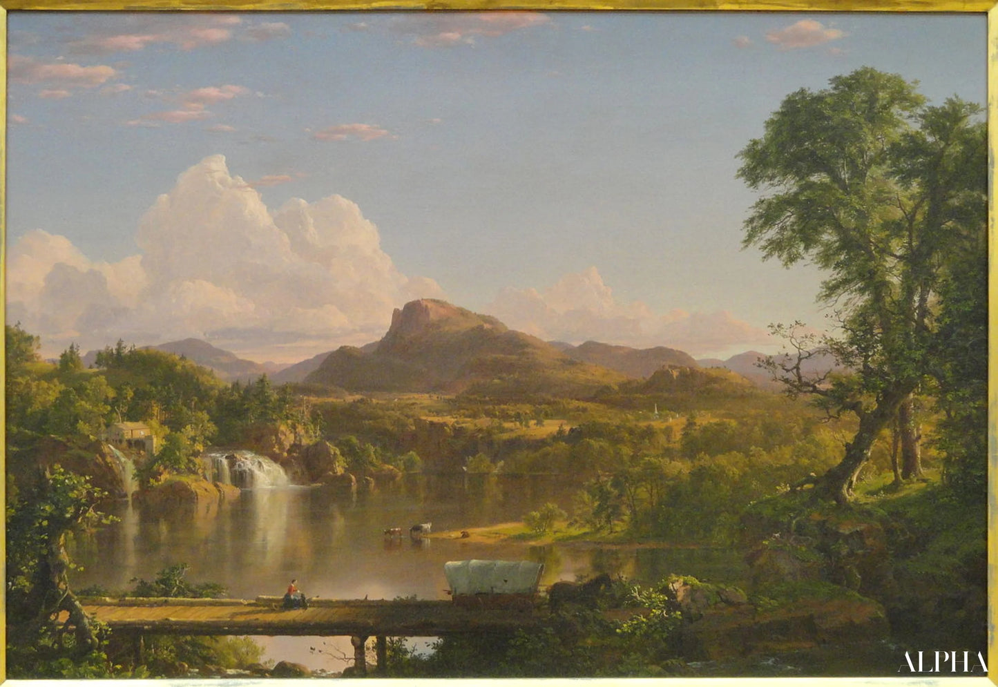 New England Scenery - Frederic Edwin Church - Riproduzioni di quadri e dipinti di alta qualità