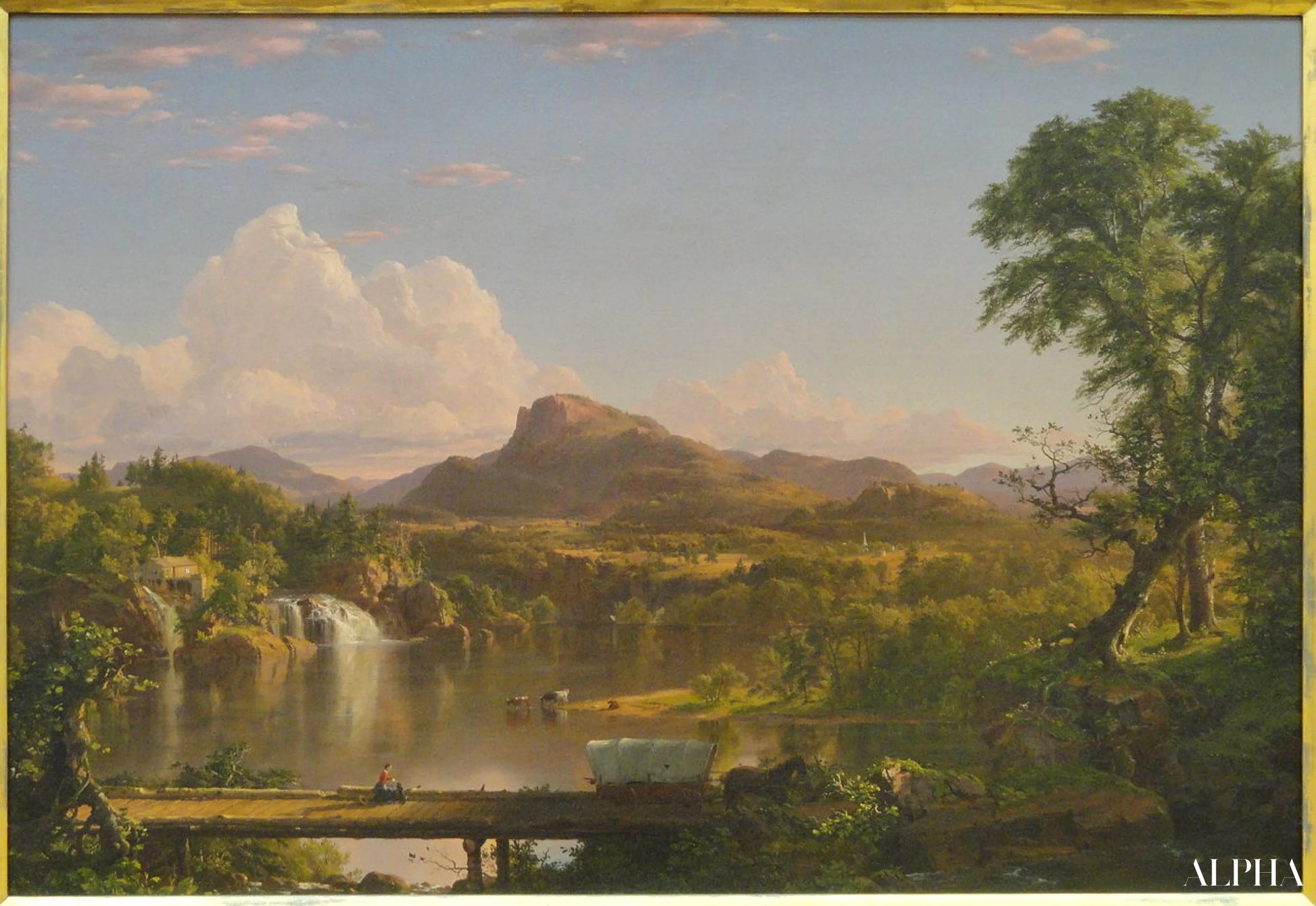 New England Scenery - Frederic Edwin Church - Riproduzioni di quadri e dipinti di alta qualità