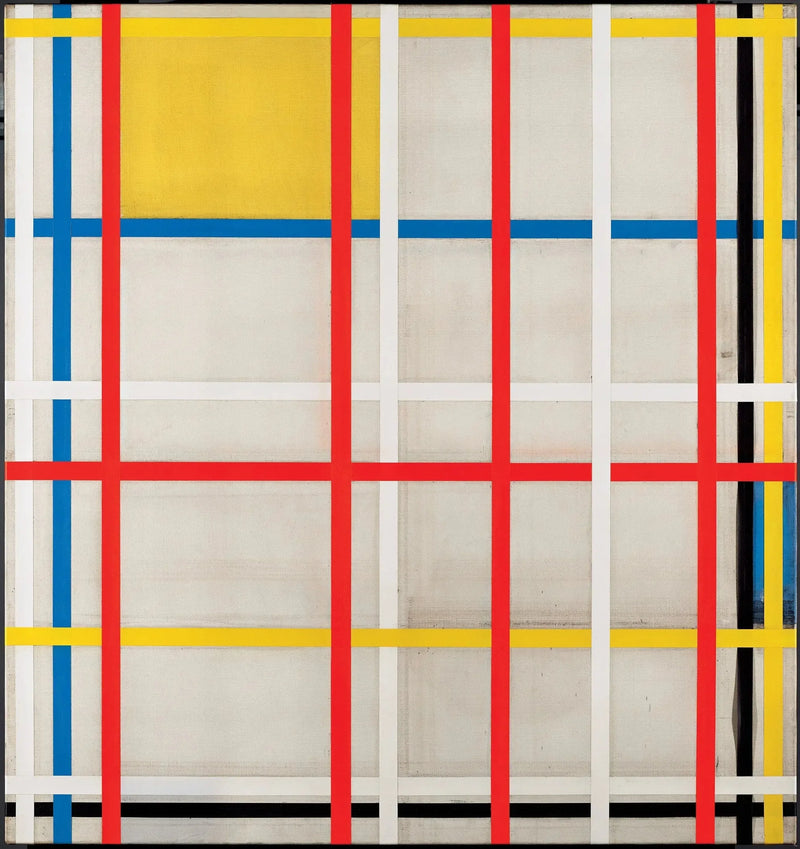 New York City, 3 (incompleto) - Piet Mondrian