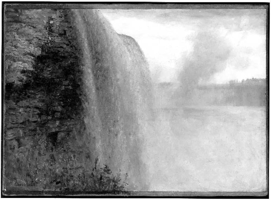 Niagara del lato americano - Albert Bierstadt