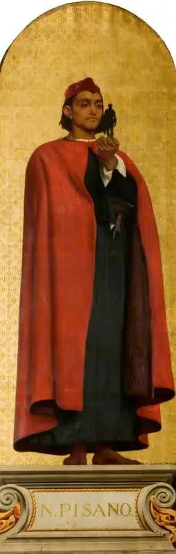 Nicola Pisano (circa 1220/1225–circa 1284) (progetto per una mosaica al Victoria and Albert Museum) - Frederic Leighton