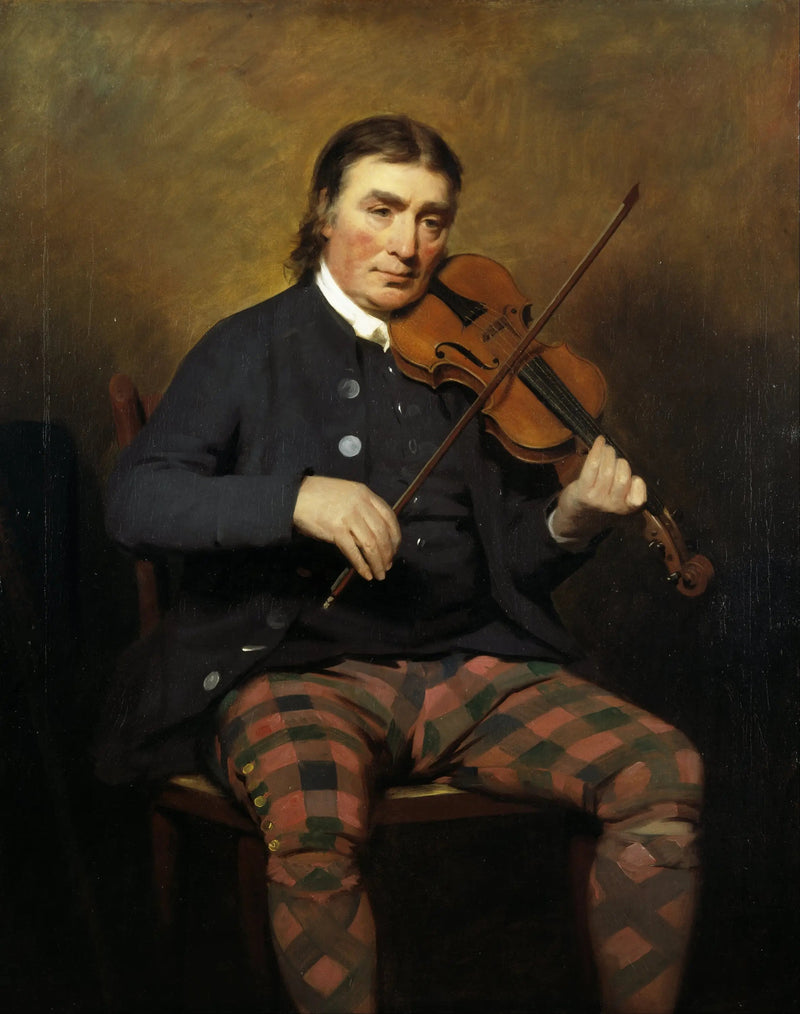Niel Gow, 1727 - 1807. Violonista e compositore - Henry Raeburn